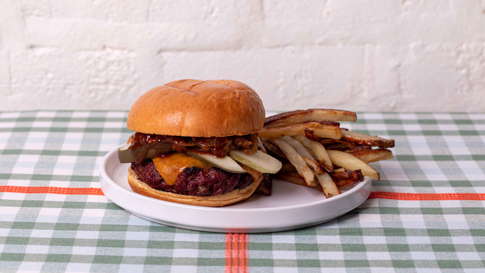 Image of Smoked Brisket Burgers with Onion Whiskey Jam