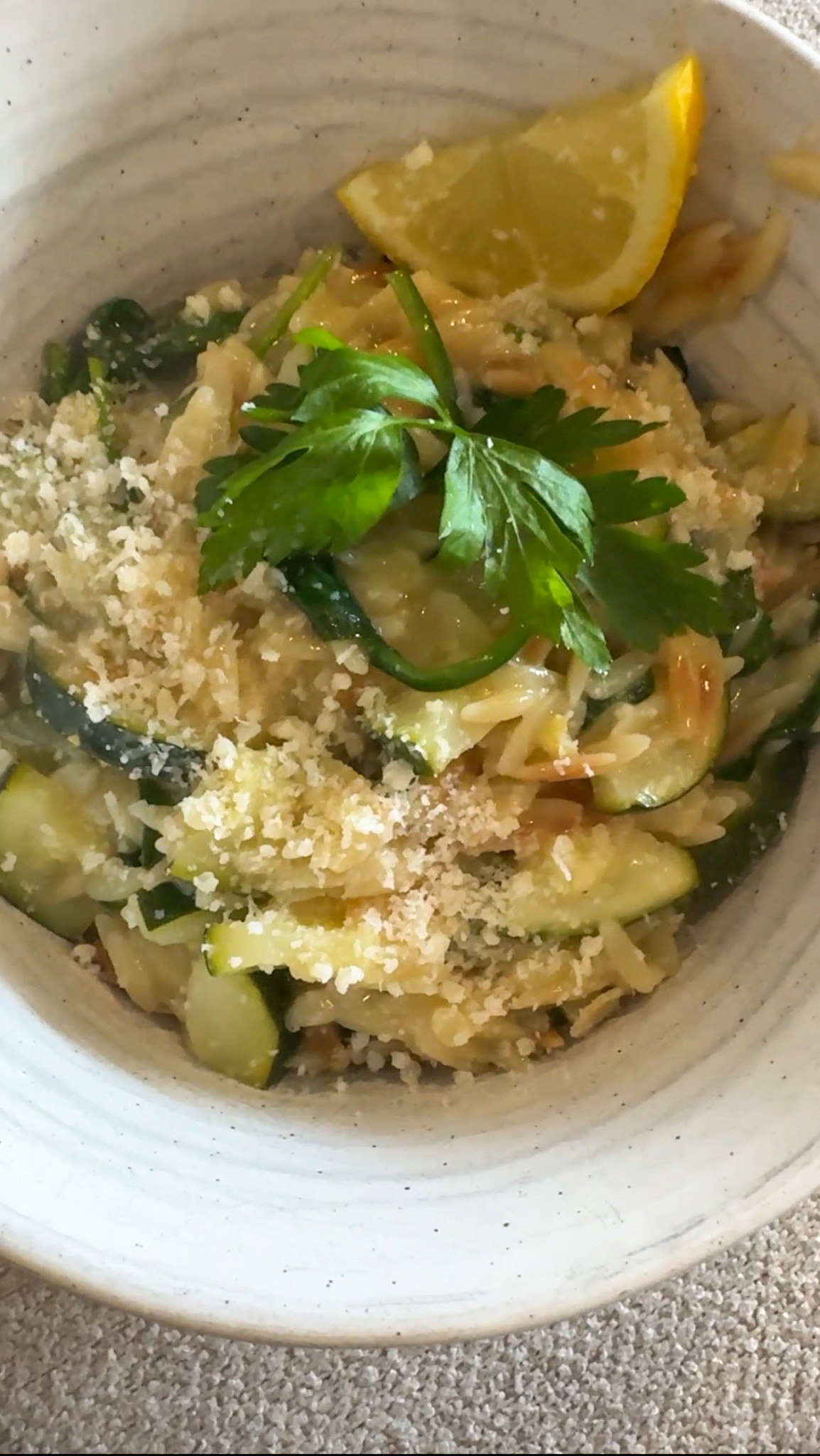 One Pan Lemon Orzo Recipe