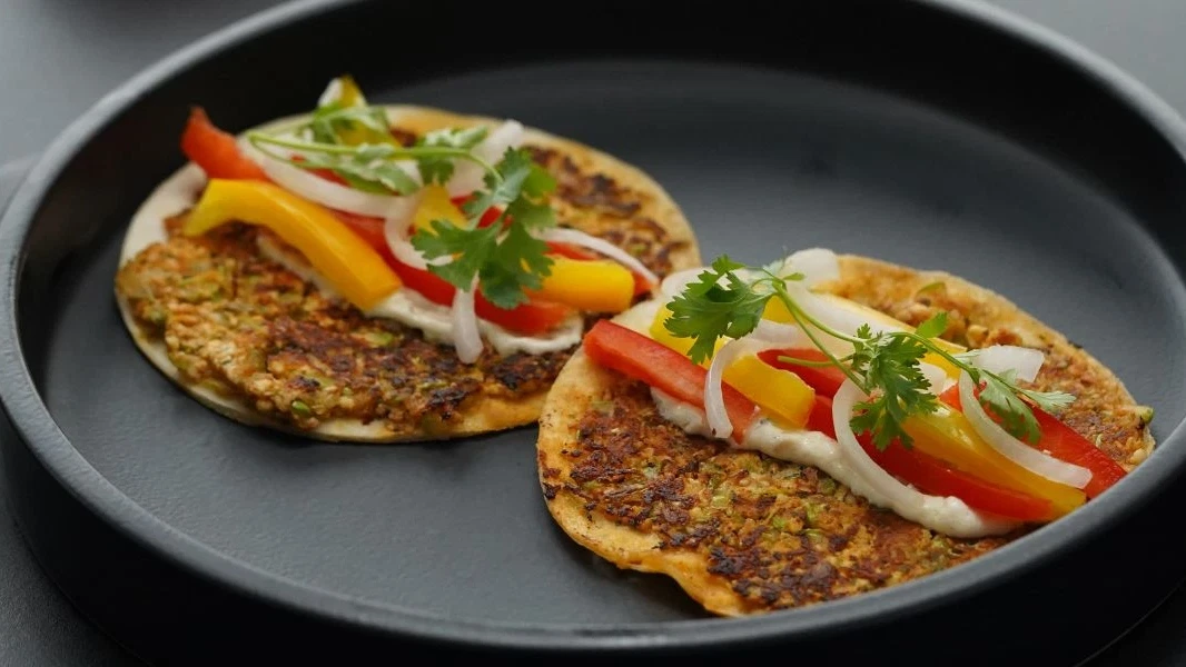 Image of Lauki Paneer Smash Tacos