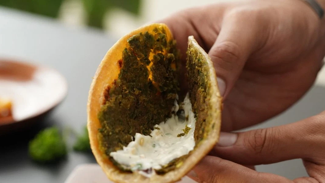Image of Healthy Falafel Wrap