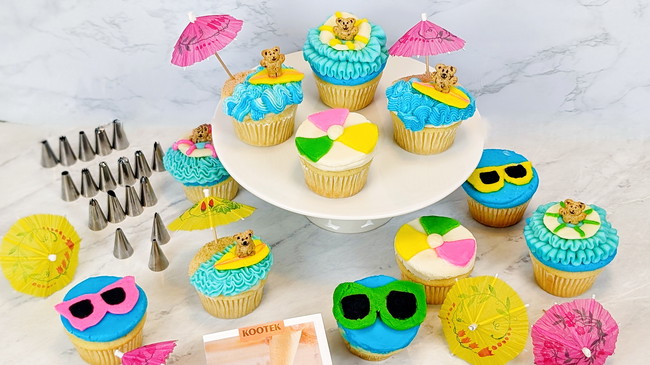 Image of Kootek Summer Beach Cupcake