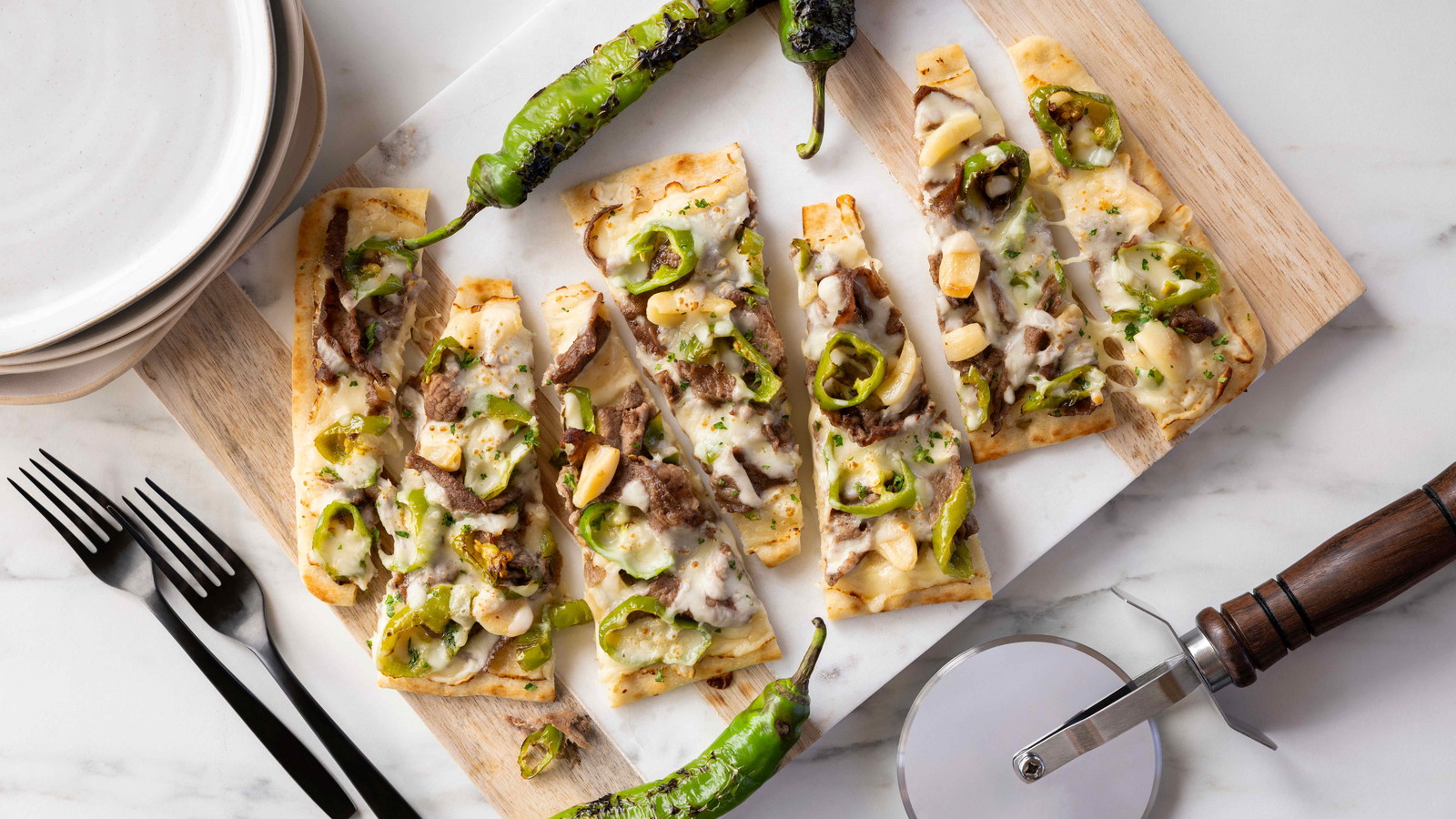 Image of Cooper® Cheesy Philly Flatbread