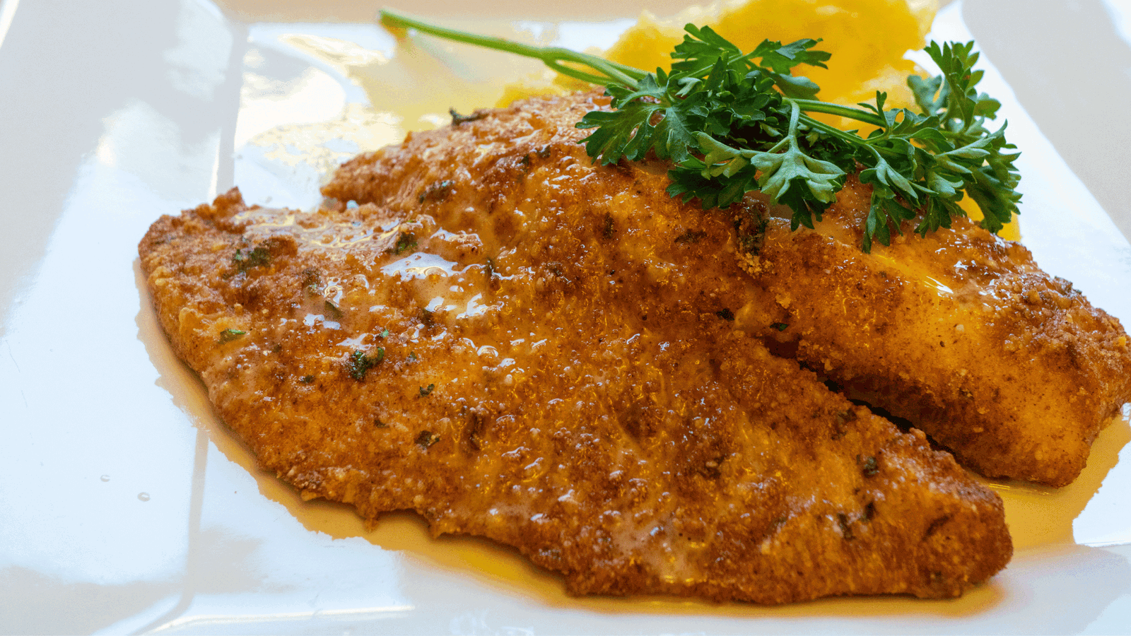 Image of Kenyan-style Benguela Lily Fleur de Sel Crusted Tilapia