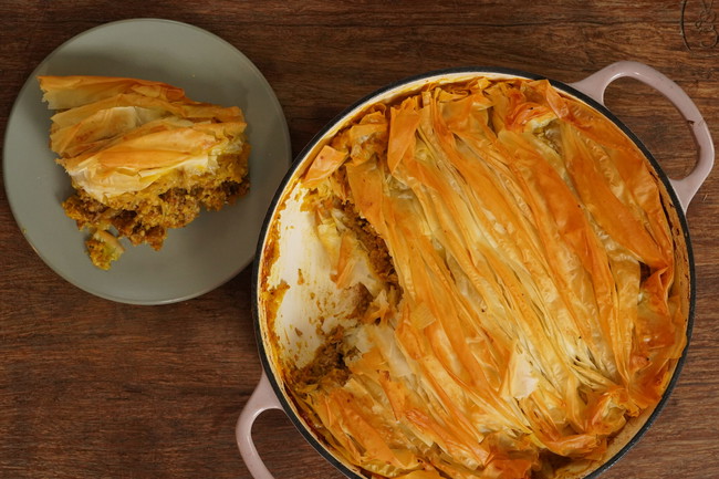 Image of Lamb Filo Crinkle Pie