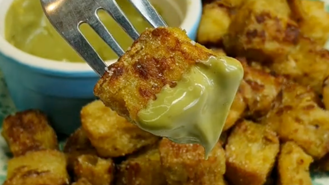 Image of Pistachio French Toast Crumpet (Frumpet) Bites