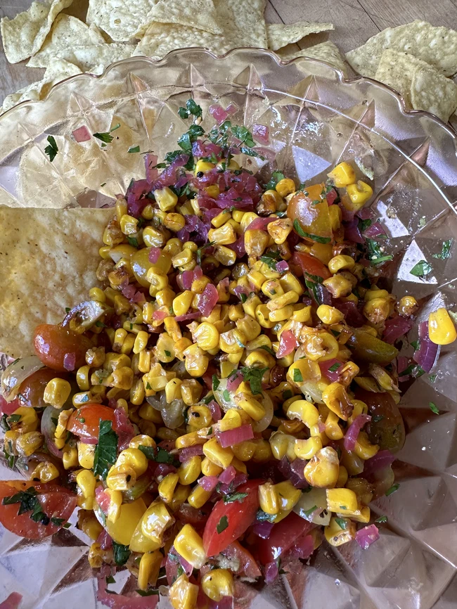 Image of Roasted Corn Salsa (A Summer Essential)