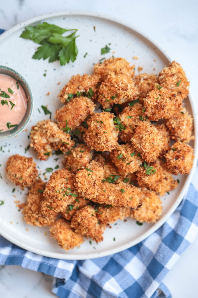 Crispy Baked Chicken Nuggets - Once Upon A Homestead Recipes