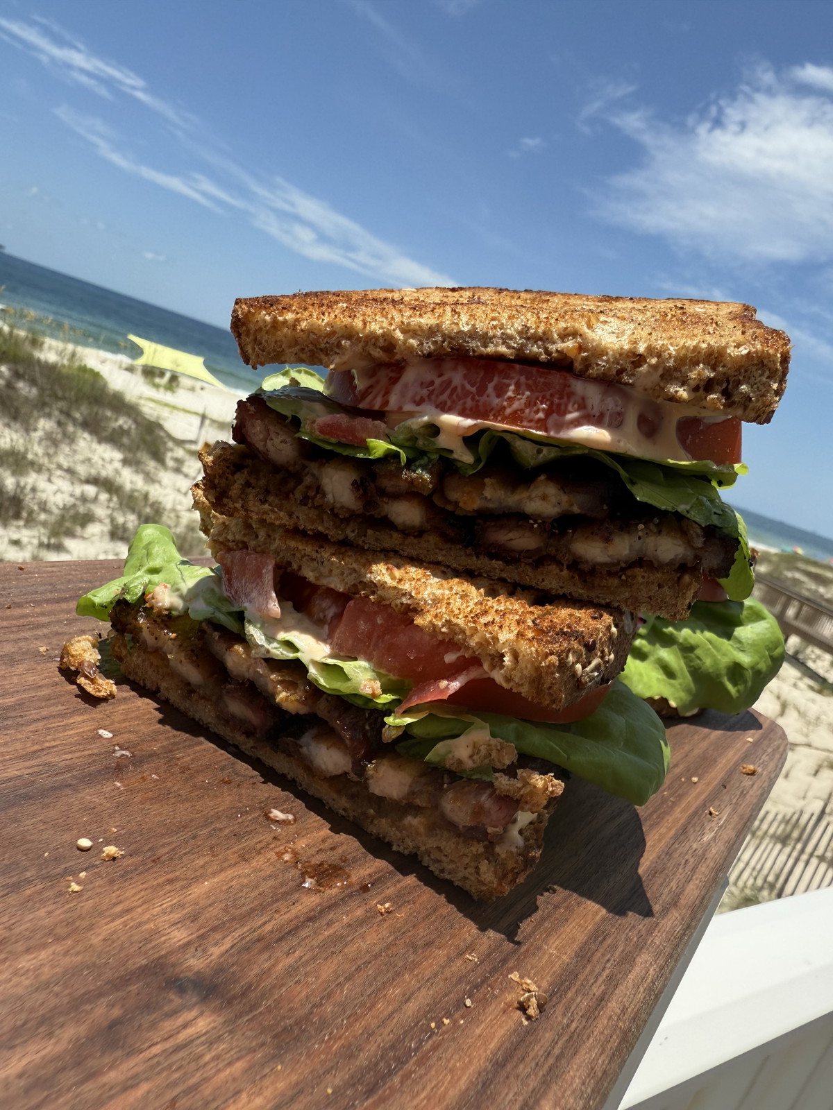 Smoked Pork Belly BLT!!