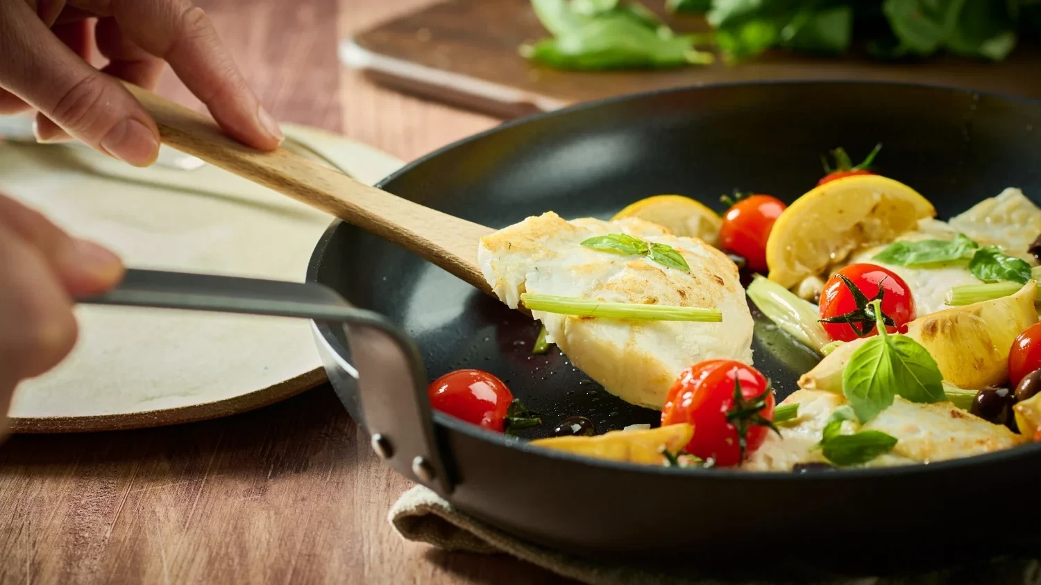 Image of Rodaballo a la plancha con hinojo y limón