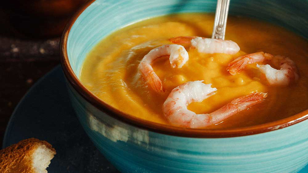 Image of Crema de gambitas rojas