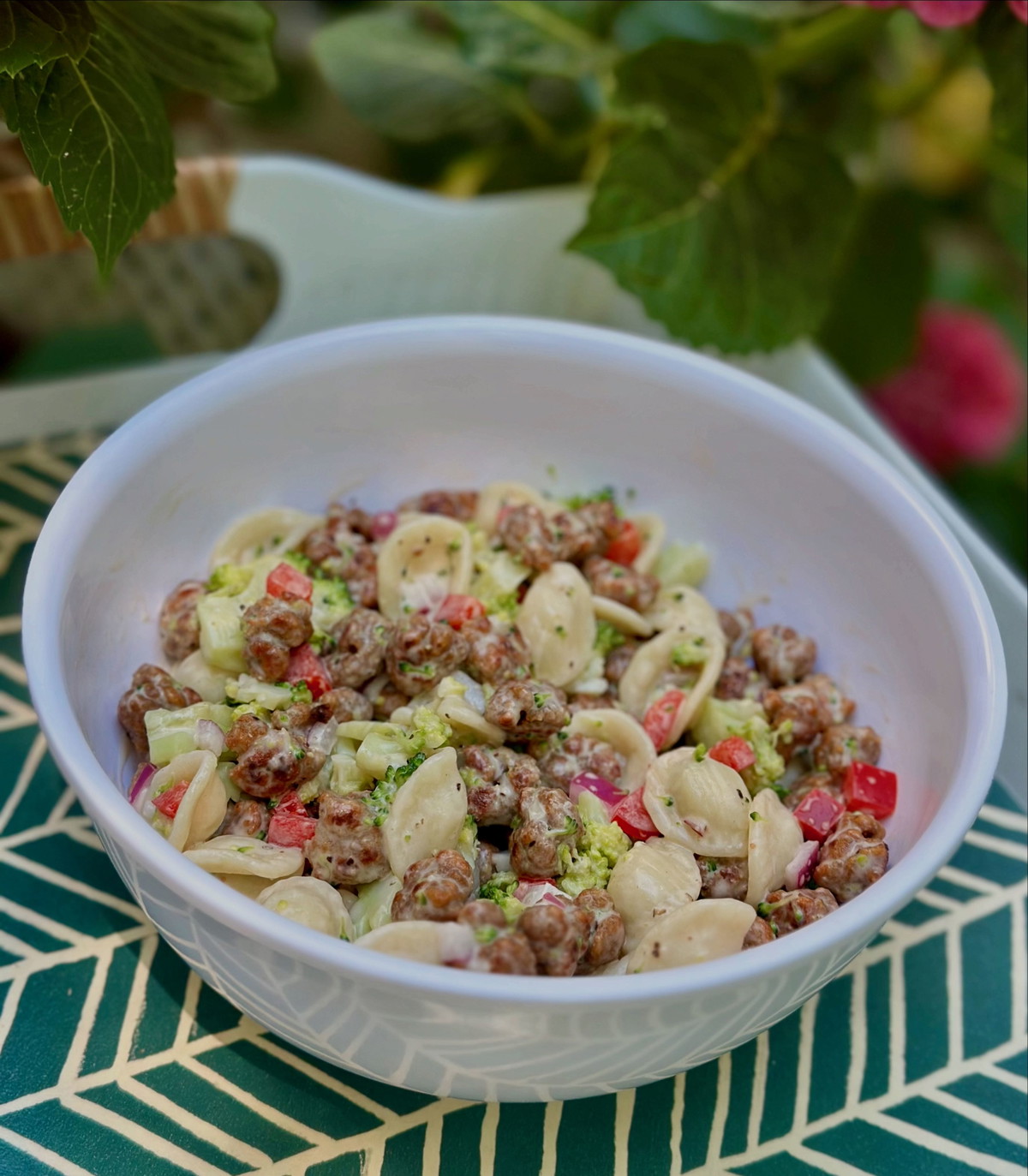 Lemon-Garlic Pasta Salad (Fennel & Sage)