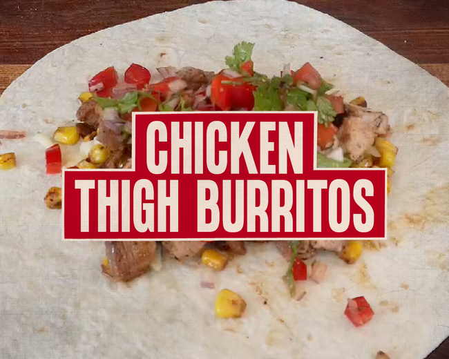 Image of Chicken Thigh Burritos