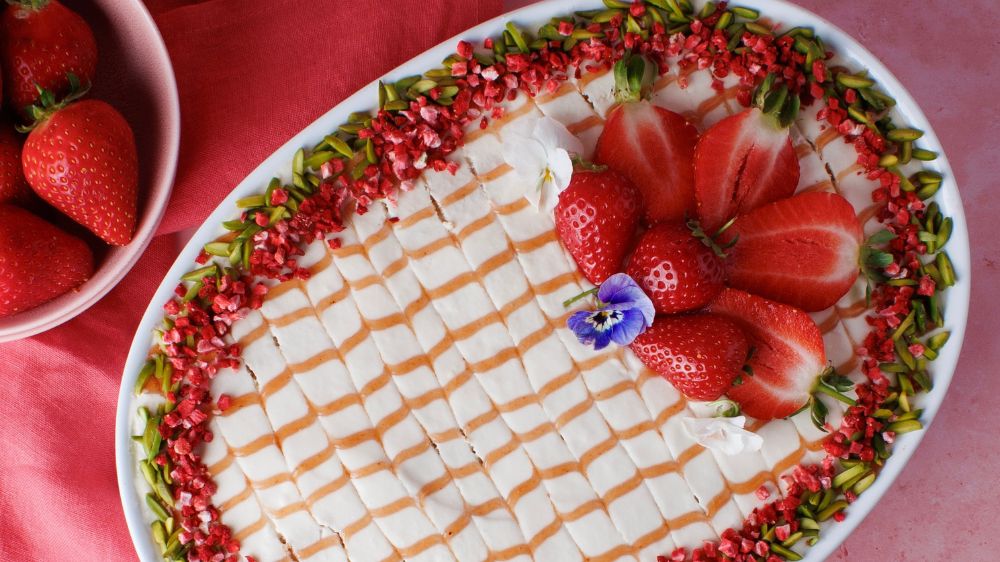 Strawberry Pistachio Tiramisu