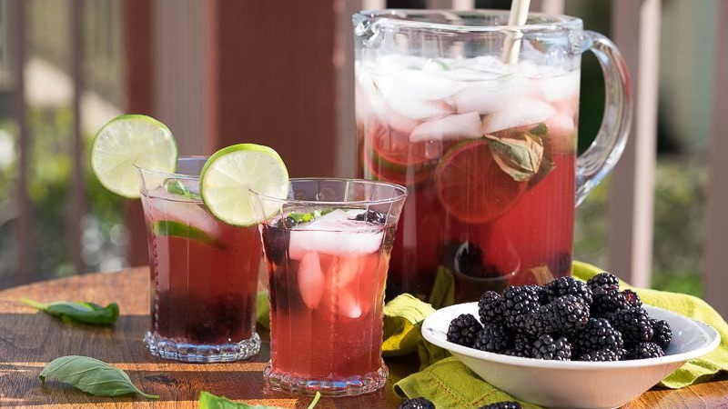 Image of Bright Blackberry-Basil “Sangria”