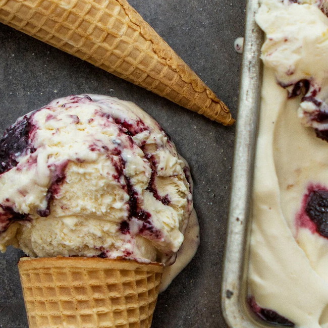 Easiest Homemade Blueberry Ice Cream Recipe