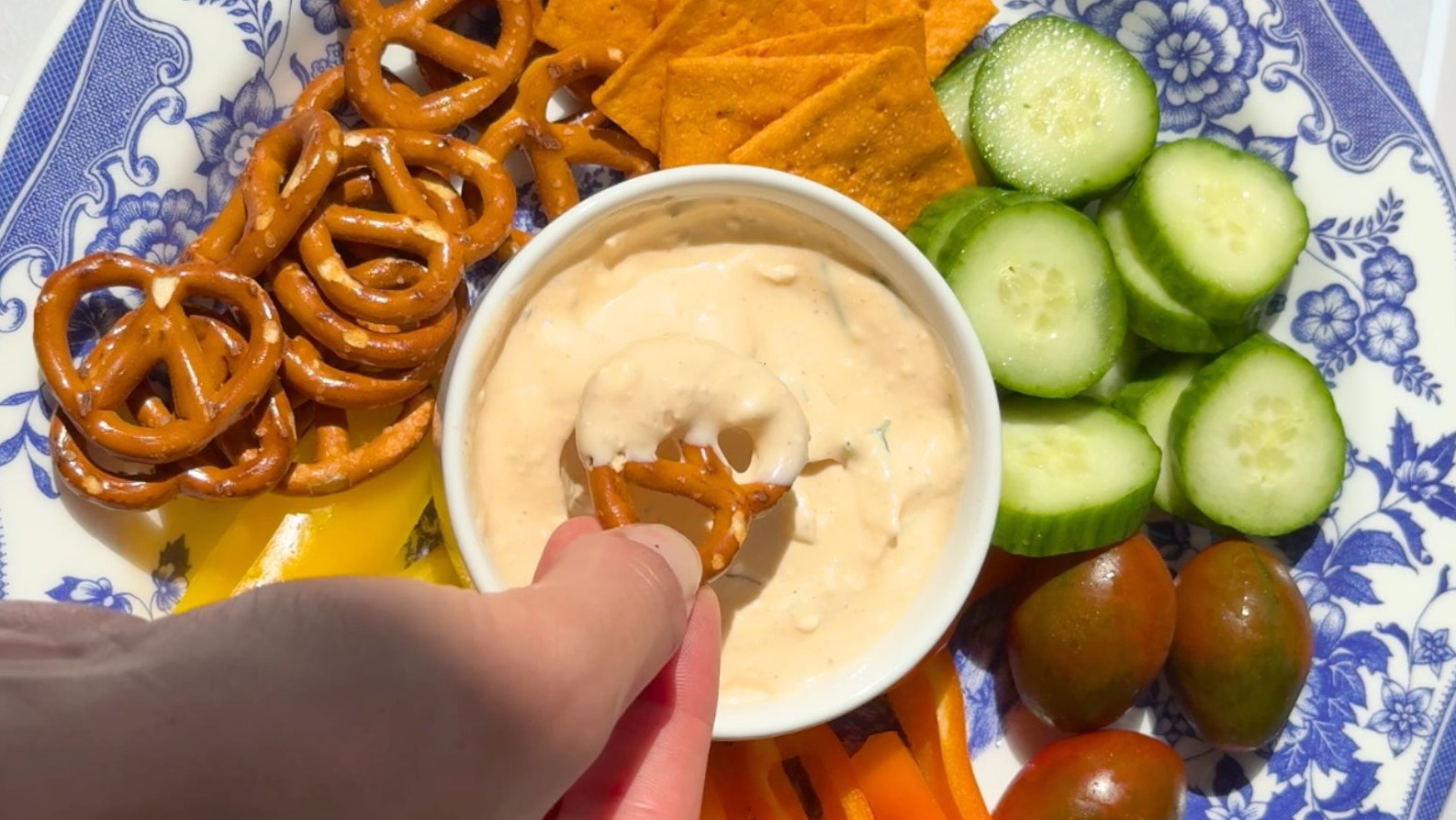 Image of Buffalo Ranch Cottage Cheese Dip