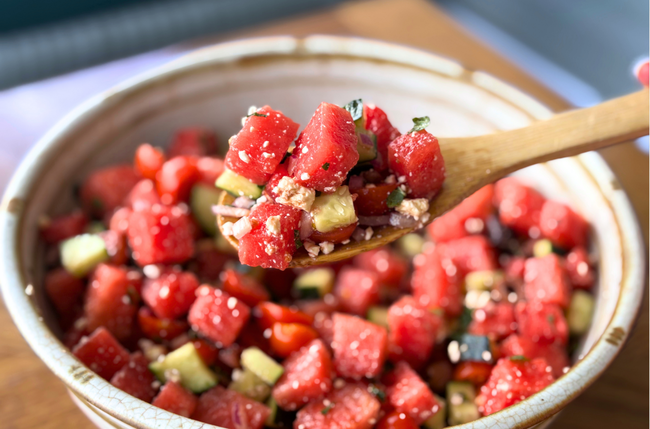 Image of Zesty Watermelon Lime Salad