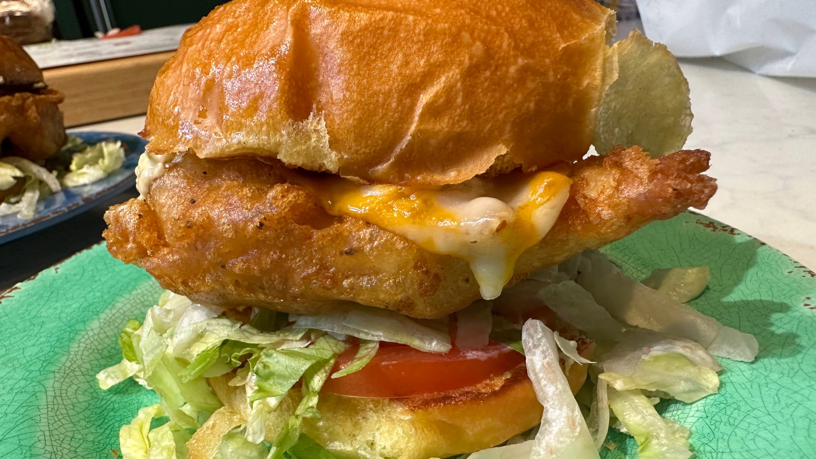Image of Best Beer Battered Fish Sandwich with Golden Crunch & Big Poppa’s Seasoning