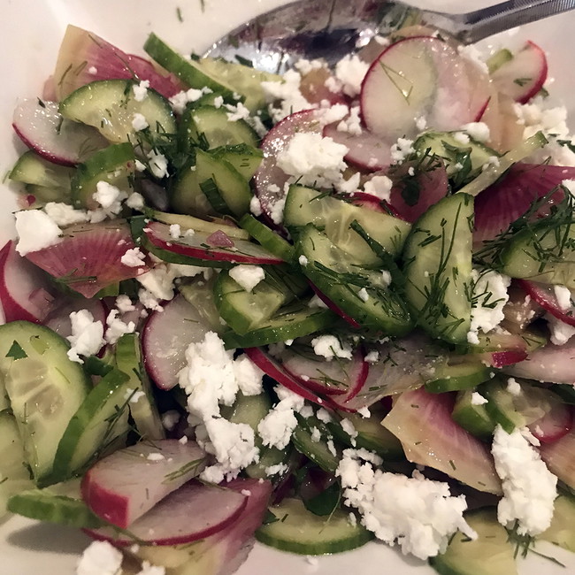Image of Cucumber Radish Salad