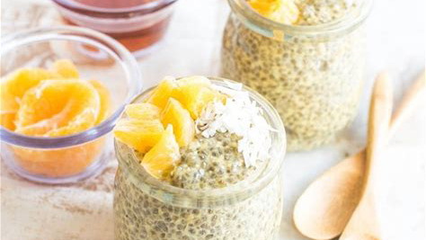 Image of Mandarin Coconut Chia Pudding