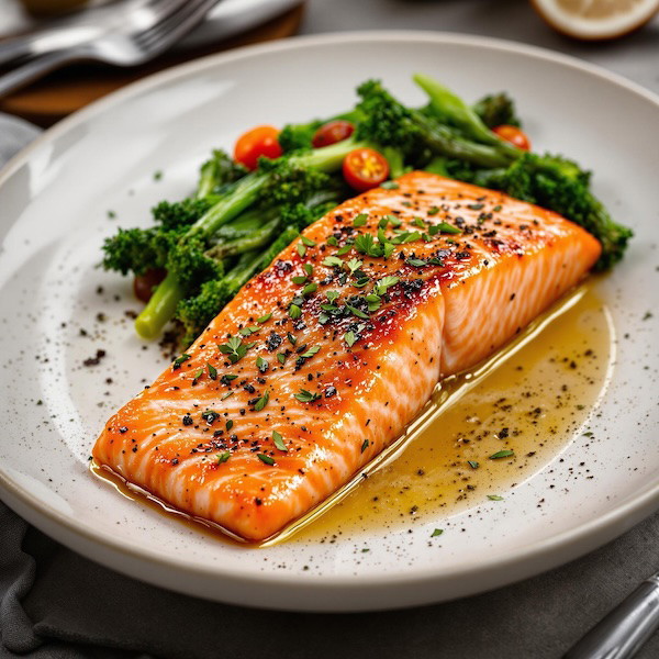 Grilled Salmon with Lemon Dill Seasoning