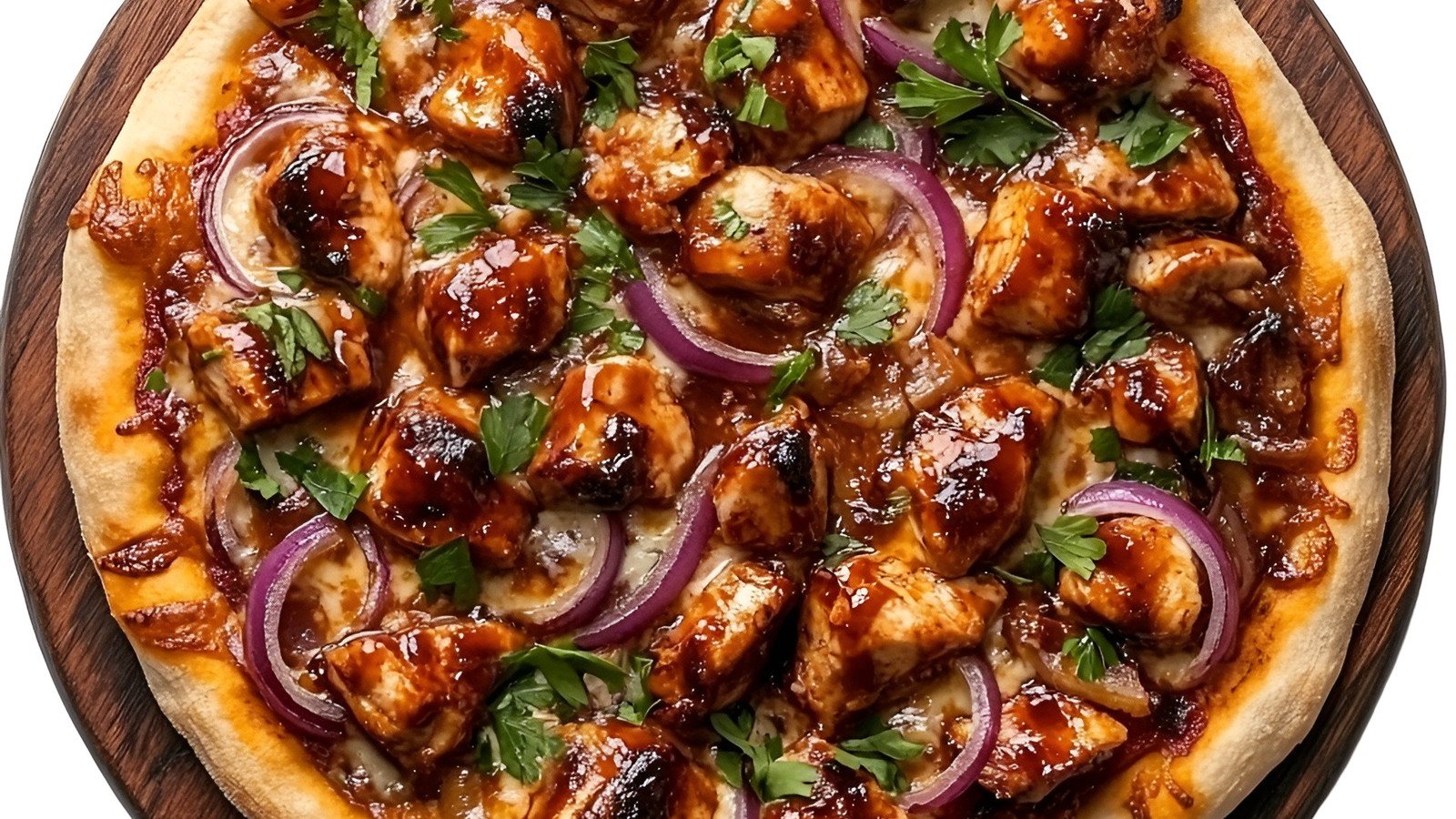 Image of Traverse City Cherry Balsamic BBQ Flatbread Pizza