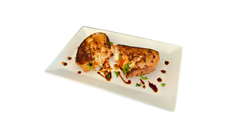 Roasted Tomato Caprese Grilled Cheese