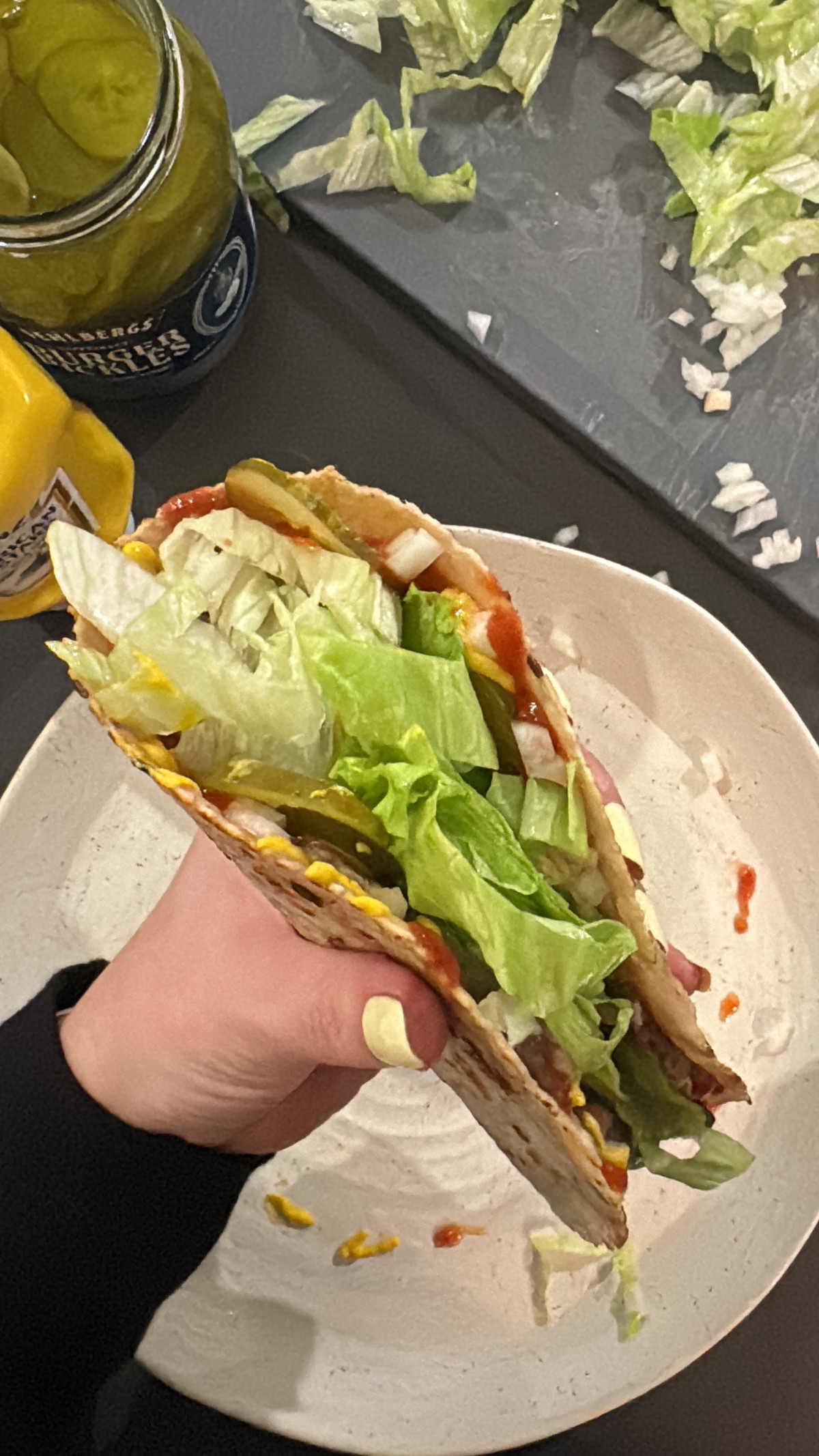 Quick Viral Smash Burger Tacos