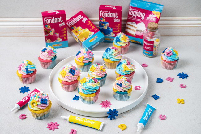 Image of Bunte Schulanfang Cupcakes