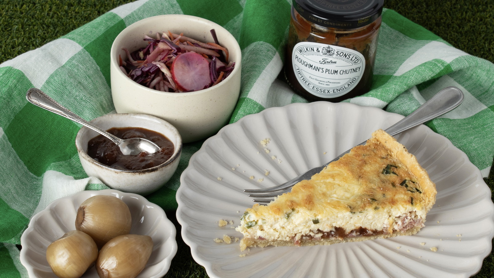 Image of Ploughman’s Quiche with Pickled Slaw
