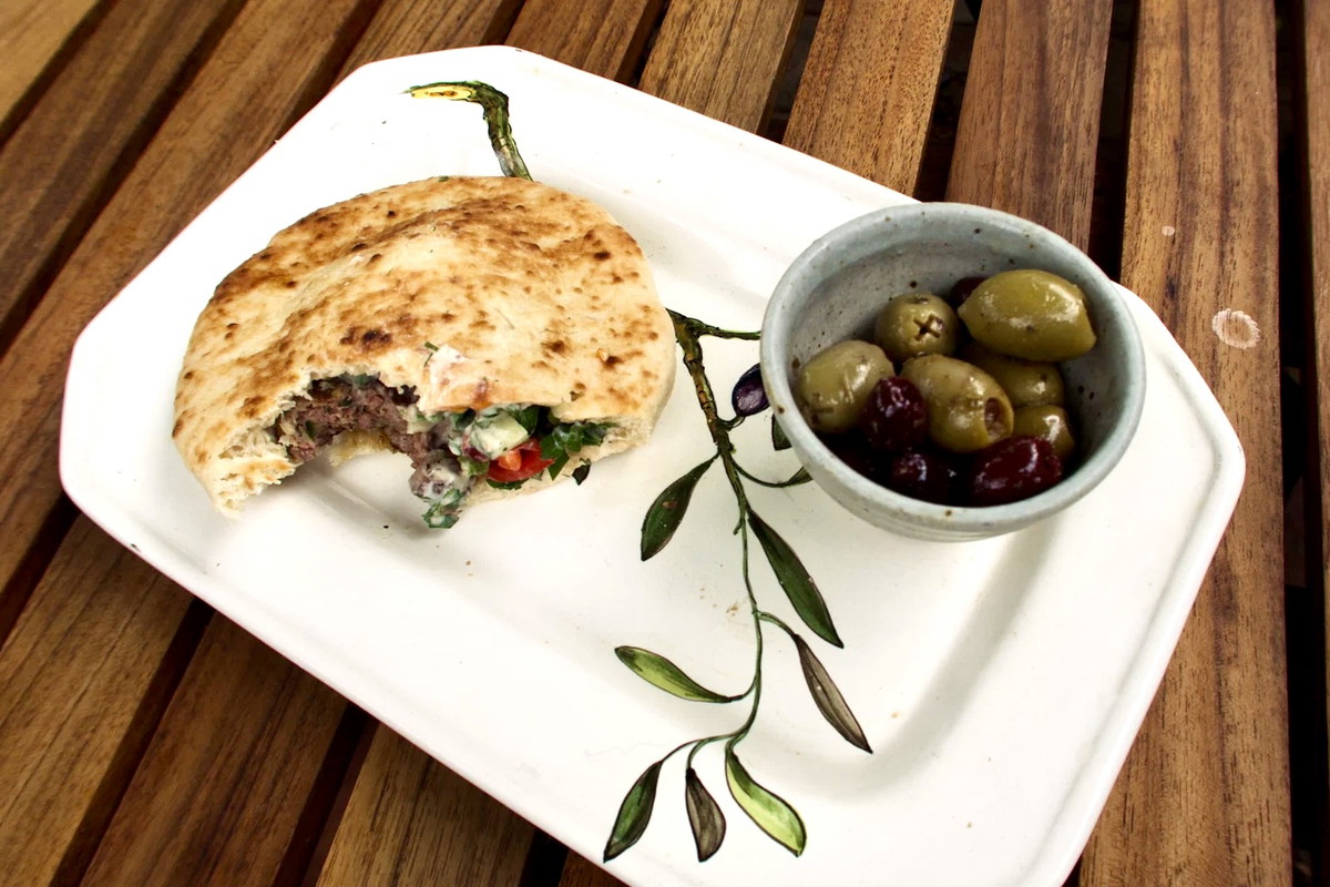 Spicy Lamb Burger 