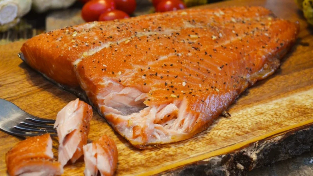 Image of Brown Sugar-Brined Salmon with BBQ Glaze