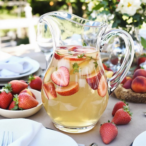 Balsamic Sparkling Shrub - Strawberry and Peach