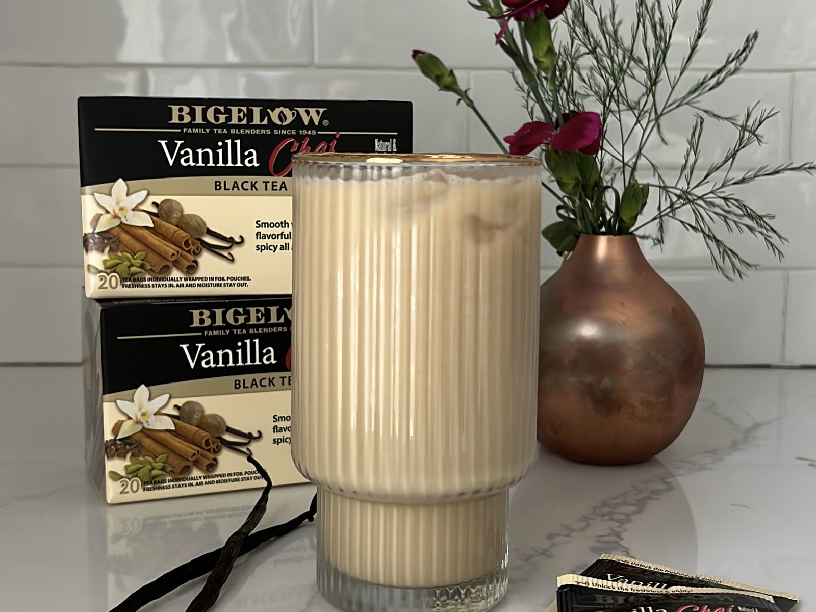 Spiked Iced Vanilla Chai Latte