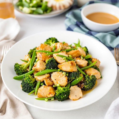 Ginger Glazed Chicken Stir Fry