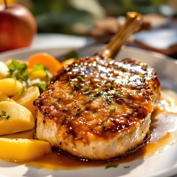 Red Apple & Brown Sugar Pork Chops