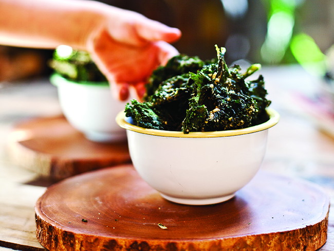 Image of Cheesy Kale Chips