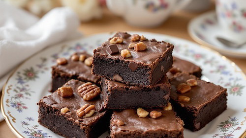 Espresso & Blood Orange Brownies