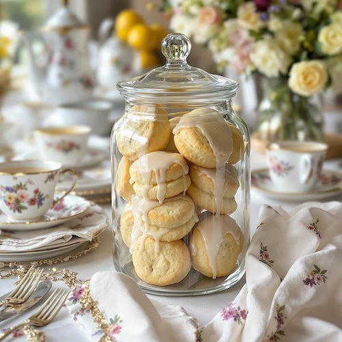 Lemon Scones with Sicilian Lemon Glaze