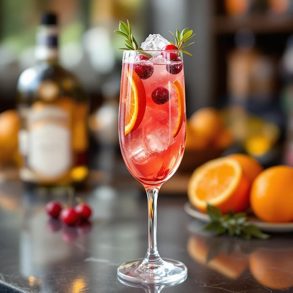 Cranberry Pear Mimosa