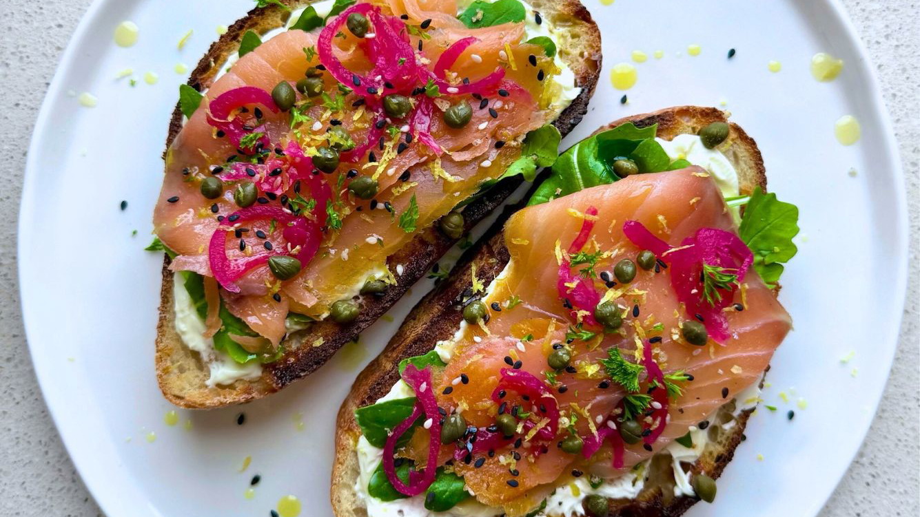 Image of Lucy's Smoked Salmon & Everything Bagel Tartine