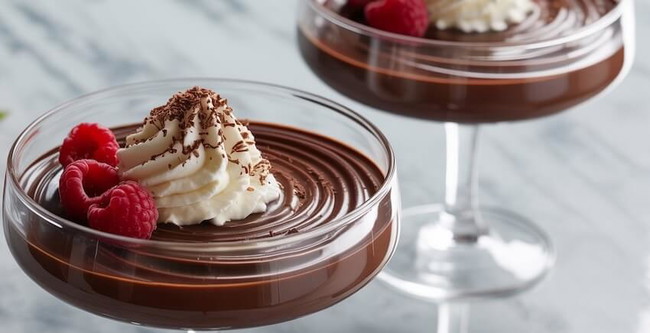 Image of Vegan Chocolate Pudding Recipe UK with Whitakers Chocolate
