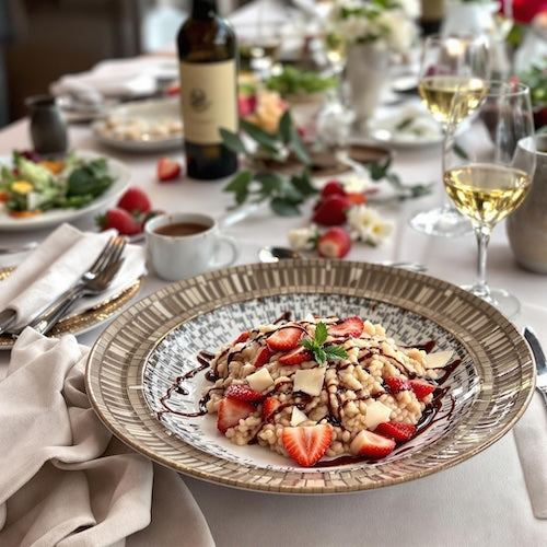 Strawberry Balsamic Risotto