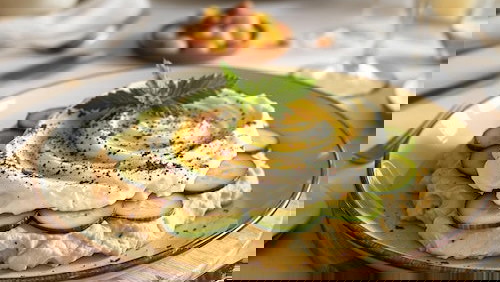 Last Minute Layered Hummus