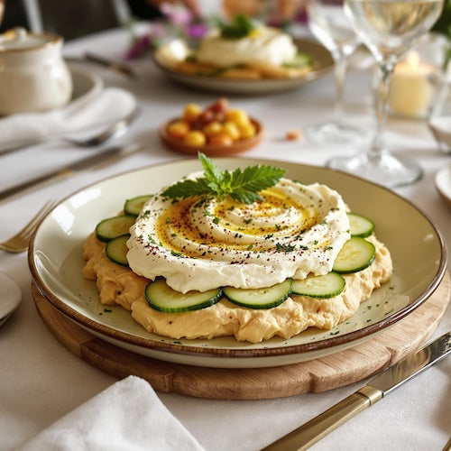 Last Minute Layered Hummus