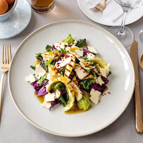 Grilled Radicchio & Romaine Salad