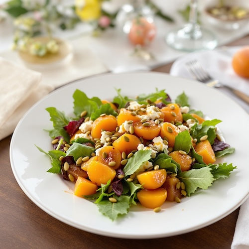 Apricot and Ricotta Salad with Grapefruit Balsamic