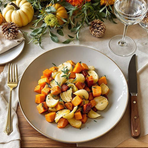 Roasted Butternut Squash and Fennel