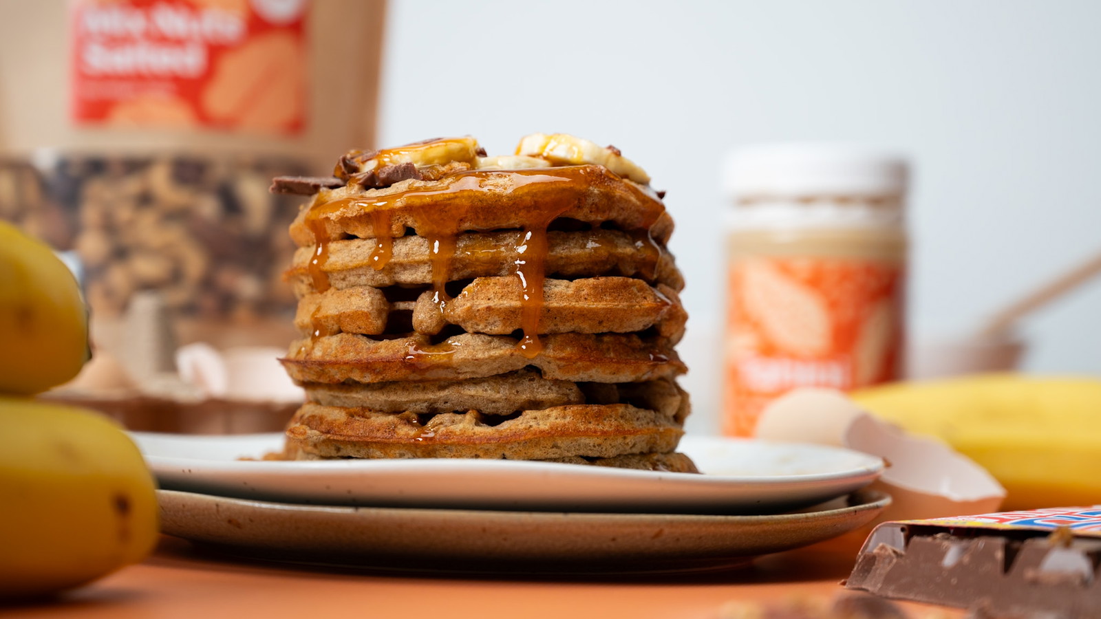 Image of Banana Bread Waffles