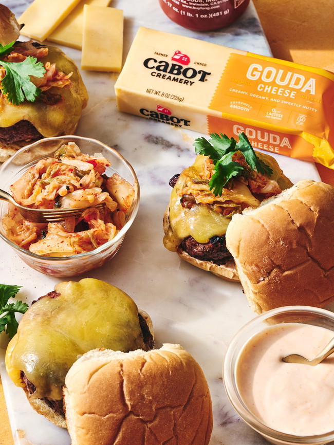 Image of Kimchi Gouda Burgers